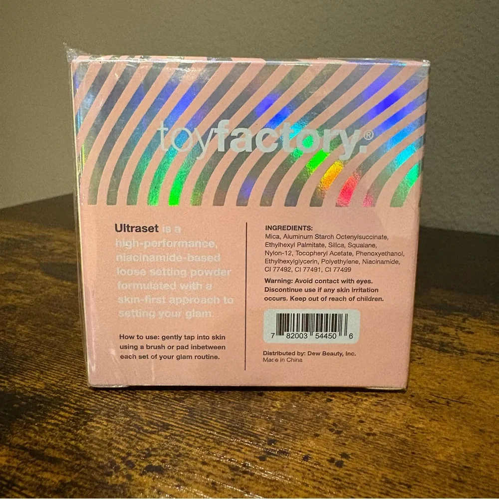 TOYFACTORY ULTRASET Niacinamide Setting Powder in DARK Full Size Makeup Product
